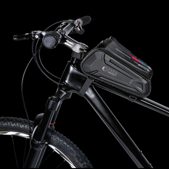 Tech-Protect XT5 Bike Front Storage Bag - Universal Τσάντα Αποθήκευσης για Ποδήλατο 1,2L - Black