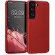 KW Samsung Galaxy S22 Θήκη Σιλικόνης - Metallic Dark Red - 56757.36