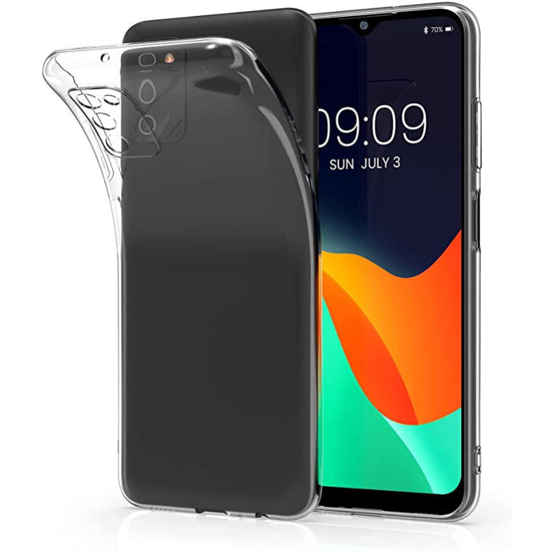 KW Samsung Galaxy A03s Θήκη Σιλικόνης TPU - Διάφανη - 56971.03