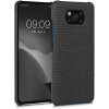 KW Xiaomi Poco X3 NFC / Poco X3 Pro Σκληρή Θήκη με Υφασμάτινη Επένδυση - Dark Grey - 57486.19