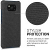 KW Xiaomi Poco X3 NFC / Poco X3 Pro Σκληρή Θήκη με Υφασμάτινη Επένδυση - Dark Grey - 57486.19