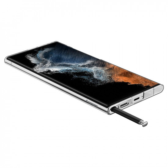 Spigen Samsung Galaxy S22 Ultra AirSkin Λεπτή Θήκη - Crystal Clear