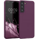 KW Samsung Galaxy S22 Plus Θήκη Σιλικόνης Rubberized TPU - Bordeaux Violet - 57569.187