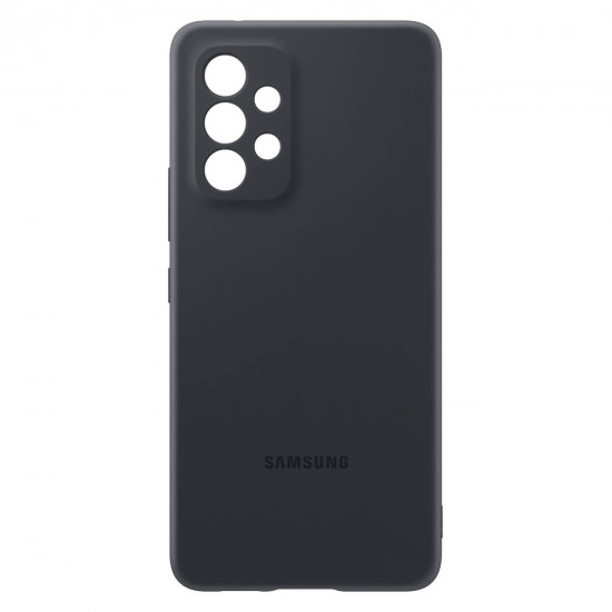 Samsung Rubber Silicone Cover Samsung Galaxy A53 5G Θήκη Σιλικόνης - Black - EF-PA536TBEGWW