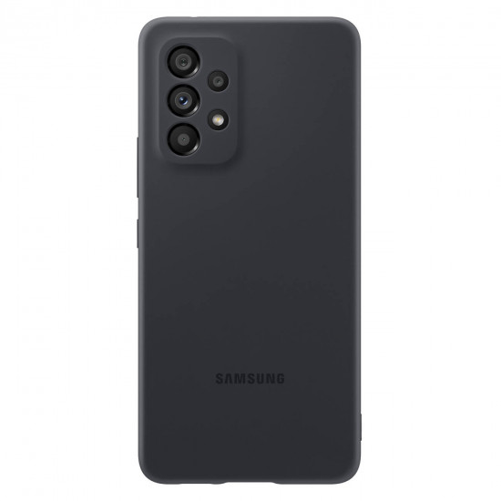 Samsung Rubber Silicone Cover Samsung Galaxy A53 5G Θήκη Σιλικόνης - Black - EF-PA536TBEGWW