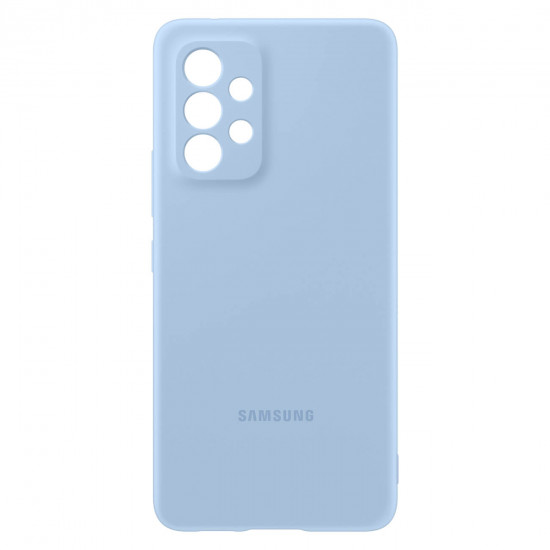 Samsung Rubber Silicone Cover Samsung Galaxy A53 5G Θήκη Σιλικόνης - Blue - EF-PA536TLEGWW