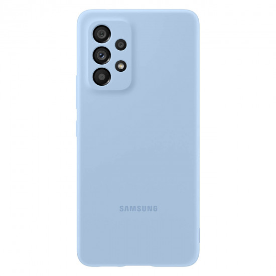 Samsung Rubber Silicone Cover Samsung Galaxy A53 5G Θήκη Σιλικόνης - Blue - EF-PA536TLEGWW