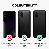 KW Samsung Galaxy A03s Θήκη Σιλικόνης TPU με Λουράκι - Διάφανη / Black - 57726.03