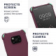 KW Xiaomi Poco X3 NFC / X3 Pro Θήκη Σιλικόνης TPU με Λουράκι - Bordeaux Purple - 57396.187