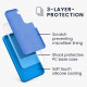 KW Samsung Galaxy S22 Θήκη Σιλικόνης Rubberized TPU - Radiant Blue - 56756.157