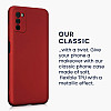 KW Samsung Galaxy A03s Θήκη Σιλικόνης TPU - Metallic Dark Red - 56518.36