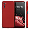 KW Samsung Galaxy A03s Θήκη Σιλικόνης TPU - Metallic Dark Red - 56518.36