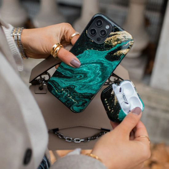 Burga Xiaomi Redmi Note 10 Pro Fashion Tough Σκληρή Θήκη - Emerald Pool
