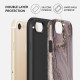 Burga iPhone SE 2022 / SE 2020 / 7 / 8 Fashion Tough Σκληρή Θήκη - Golden Taupe