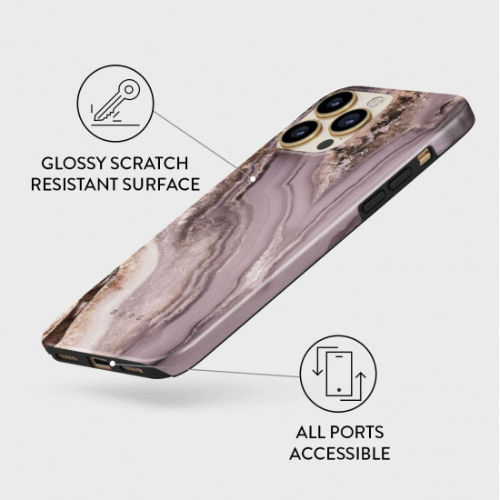 Burga iPhone 13 Pro Max Fashion Tough Σκληρή Θήκη - Golden Taupe