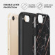 Burga iPhone SE 2022 / SE 2020 / 7 / 8 Fashion Tough Σκληρή Θήκη - Rose Gold Marble