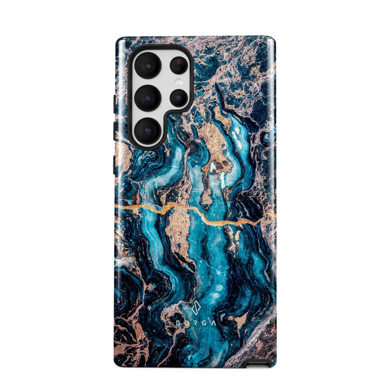 Burga Samsung Galaxy S22 Ultra Fashion Tough Σκληρή Θήκη - Mystic River