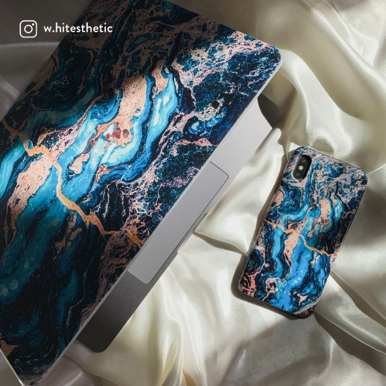 Burga Samsung Galaxy S22 Ultra Fashion Tough Σκληρή Θήκη - Mystic River