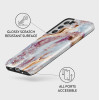 Burga Samsung Galaxy S22 Plus Fashion Tough Σκληρή Θήκη - Frozen Leaves
