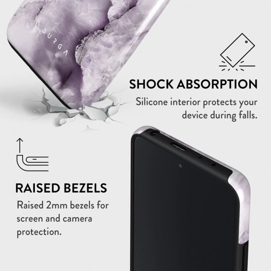 Burga Xiaomi Redmi Note 10 Pro Fashion Tough Σκληρή Θήκη - Black Currant
