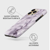 Burga iPhone 13 Pro Max Fashion Tough Σκληρή Θήκη - Black Currant