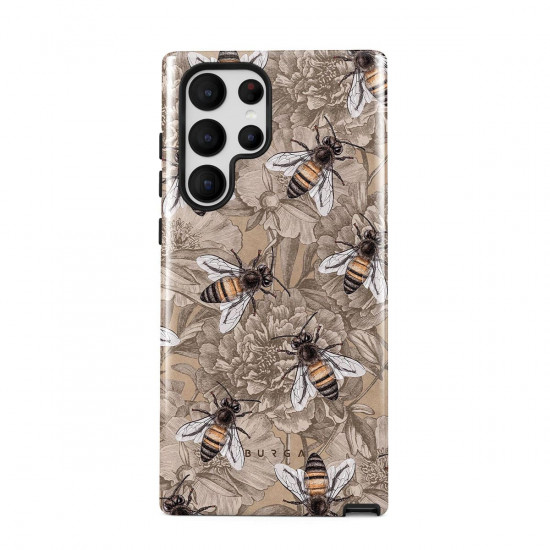 Burga Samsung Galaxy S22 Ultra Fashion Tough Σκληρή Θήκη - Honey Bee