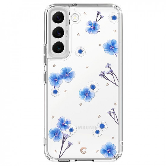 CYRILL Samsung Galaxy S22 Cecile Σκληρή Θήκη με Πλαίσιο Σιλικόνης - Blue Spring