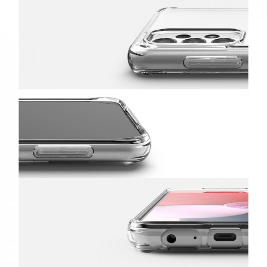 Ringke Samsung Galaxy A13 4G Fusion Σκληρή Θήκη με Πλαίσιο Σιλικόνης - Διάφανη