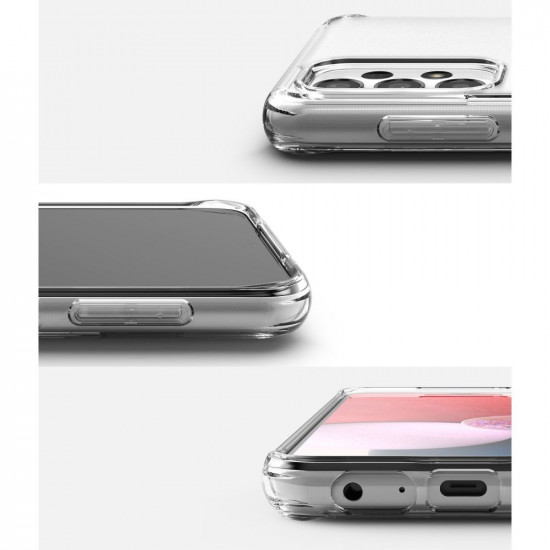 Ringke Samsung Galaxy A13 4G Fusion Σκληρή Θήκη με Πλαίσιο Σιλικόνης - Ματ Διάφανη 