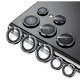 Hofi Samsung Galaxy S22 Ultra CamRing Pro+ Αντιχαρακτικό Γυαλί για την Κάμερα - Black