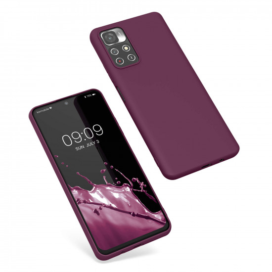 KW Xiaomi Poco M4 Pro 5G / Redmi Note 11S 5G Θήκη Σιλικόνης TPU - Bordeaux Purple - 57024.187