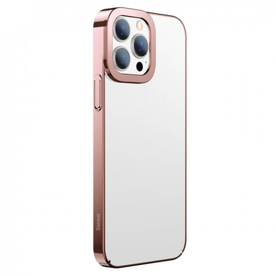 Baseus Glitter Electroplating Σκληρή Θήκη για iPhone 13 Pro - Pink - ARMC001004