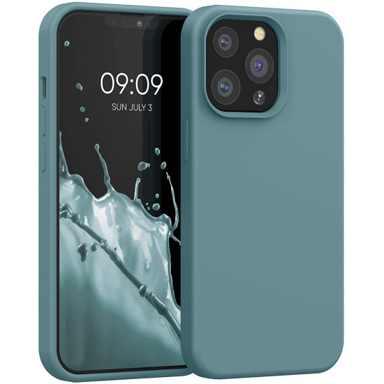 KW iPhone 13 Pro Θήκη Σιλικόνης Rubberized TPU - Arctic Blue - 55880.207