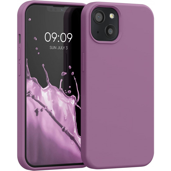 KW iPhone 13 Θήκη Σιλικόνης Rubberized TPU - Orchid Violet - 55878.235