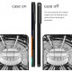 Kalibri Samsung Galaxy S22 Ultra Σκληρή Θήκη Aramid Fiber Body Armor - Black Matte - 57634.47