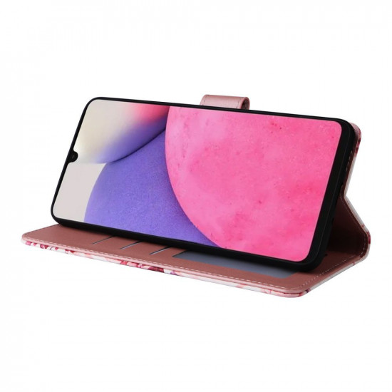 Tech-Protect Samsung Galaxy A13 4G Θήκη Πορτοφόλι Stand από Δερματίνη - Floral Rose