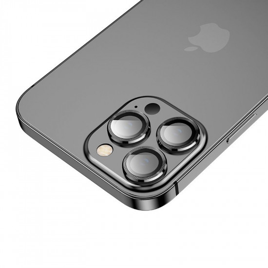 Hofi iPhone 13 Pro / 13 Pro Max CamRing Pro+ Αντιχαρακτικό Γυαλί για την Κάμερα - Black