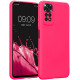 KW Xiaomi Redmi Note 11 / Redmi Note 11S Θήκη Σιλικόνης Rubberized TPU - Neon Pink - 57918.77