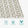 Navaris Pet Cooling Mat - Στρώμα Ψύξης για Κατοικίδια - 81 x 96 cm - Design Bone - 51240.3