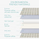 Navaris Pet Cooling Mat - Στρώμα Ψύξης για Κατοικίδια - 81 x 96 cm - Design Bone - 51240.3