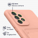 KW Samsung Galaxy A53 5G Θήκη Σιλικόνης TPU με Υποδοχή για Κάρτα - Grapefruit Pink - 58146.199