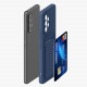 KW Samsung Galaxy A53 5G Θήκη Σιλικόνης TPU με Υποδοχή για Κάρτα - Dark Blue - 58146.17