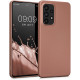 KW Samsung Galaxy A53 5G Θήκη Σιλικόνης TPU - Metallic Bronze - 57958.211