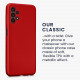 KW Samsung Galaxy A13 4G Θήκη Σιλικόνης TPU - Metallic Dark Red - 57956.36