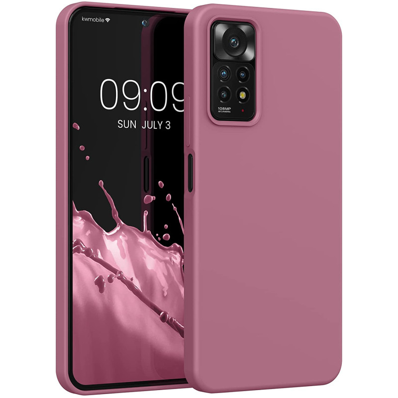 KW Xiaomi Redmi Note 11 Pro / Note 11 Pro 5G Θήκη Σιλικόνης Rubberized TPU - Deep Rusty Rose - 57373.167