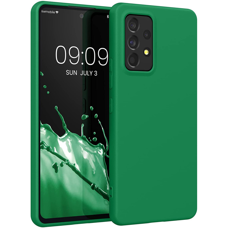 KW Samsung Galaxy A53 5G Θήκη Σιλικόνης TPU - Pixie Green - 57808.227