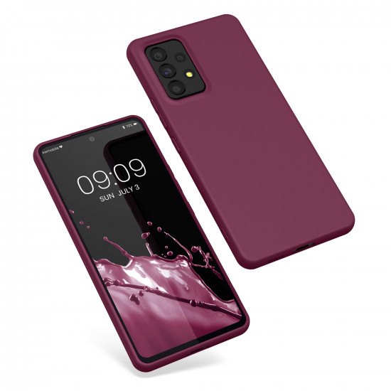 KW Samsung Galaxy A53 5G Θήκη Σιλικόνης TPU - Bordeaux Violett - 57808.187