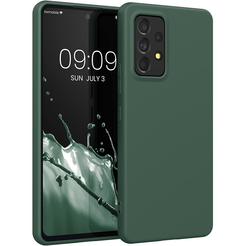 KW Samsung Galaxy A53 5G Θήκη Σιλικόνης TPU - Moss Green - 57808.169