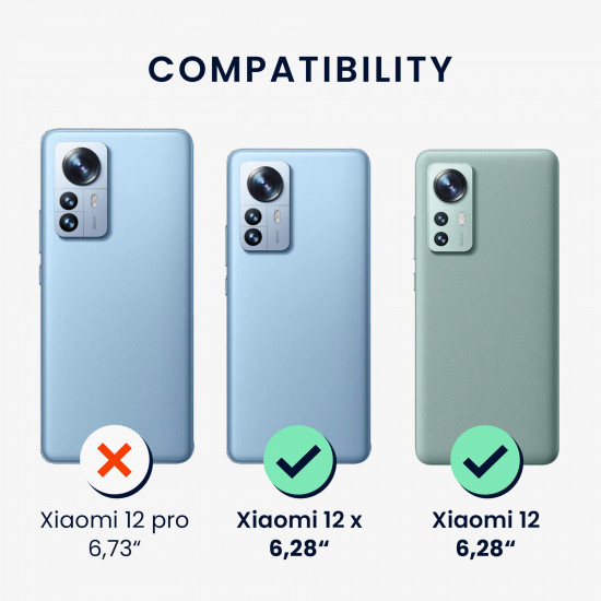 KW Xiaomi Xiaomi 12 / 12X Θήκη Σιλικόνης TPU - Caribbean Blue - 57124.224