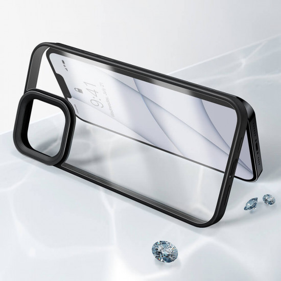 Baseus Crystal Hard Σκληρή Θήκη για iPhone 13 Pro - Black - ARJT000101